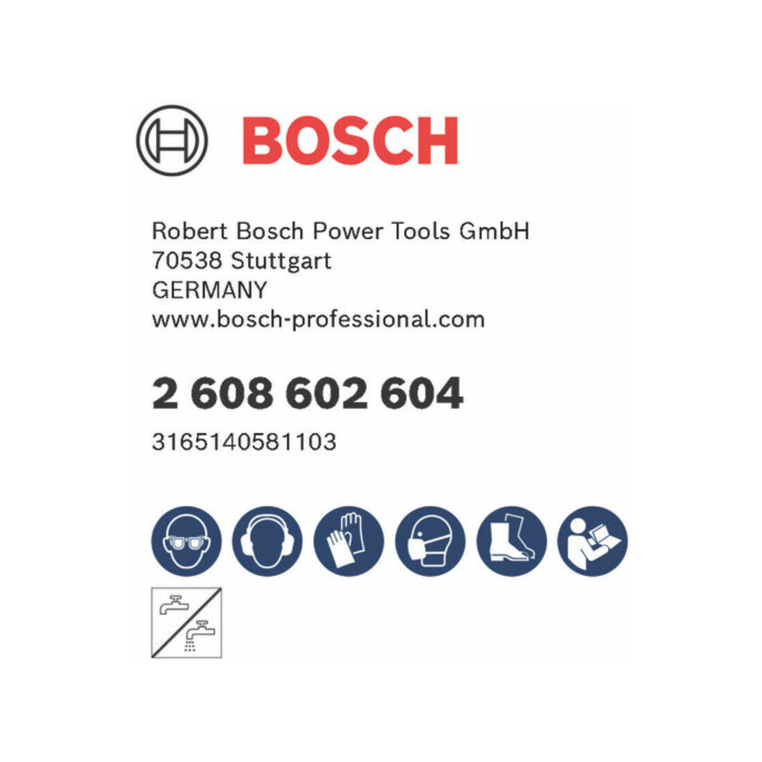 Lame de scie diamant Bosch Standard pour pierre 400 x 20,00/25,40 x 3,2 x 10 mm
