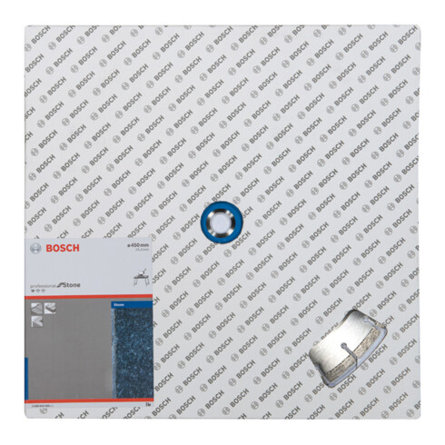 Lame de scie diamant Bosch Standard pour pierre 450 x 25,40 x 3,6 x 10 mm