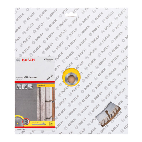 Lame de scie diamant Bosch Standard pour Universal 300 x 22,23 x 3,3 x 10 mm