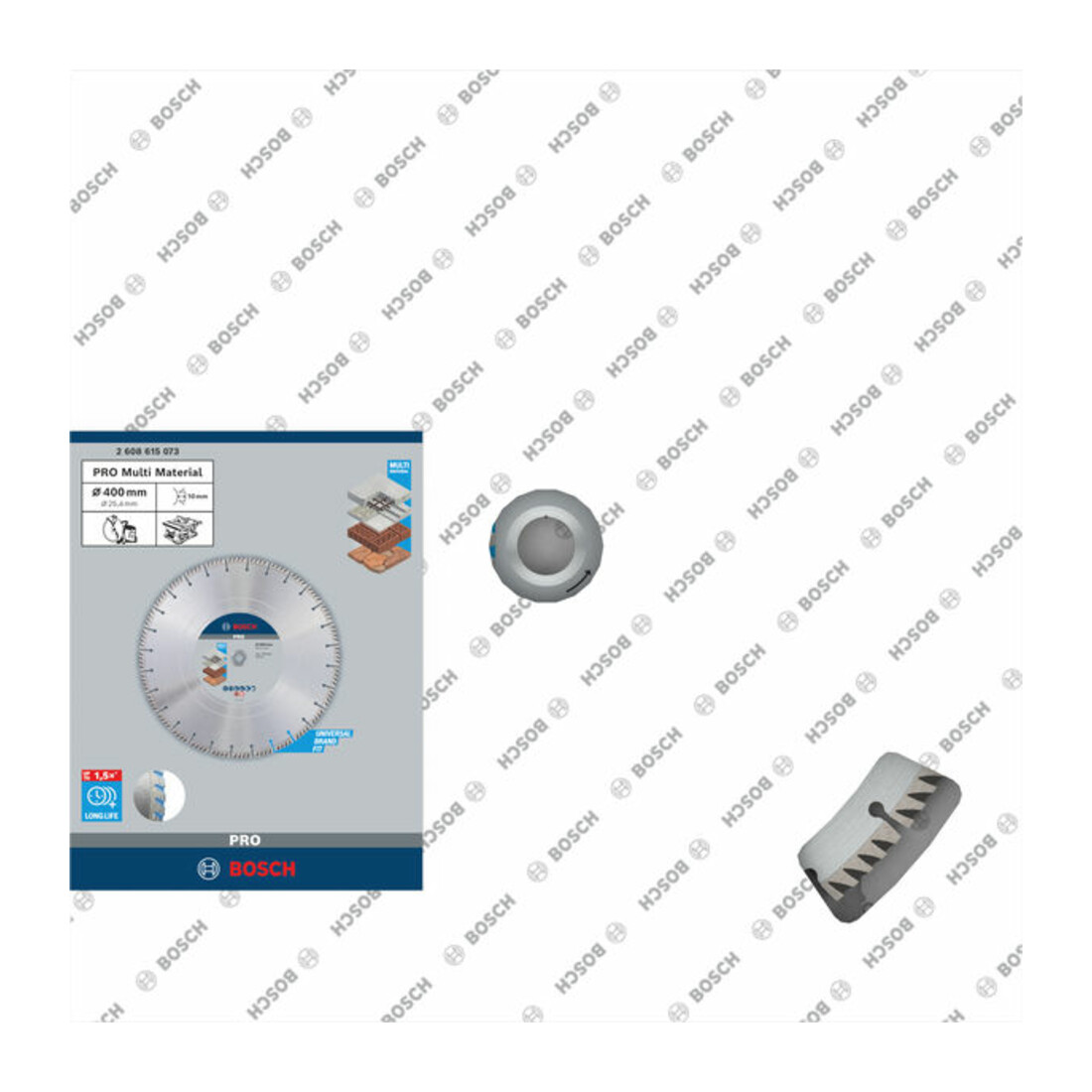 Lame de scie diamant Bosch Standard pour Universal 400 x 25,4 x 3,2 x 10 mm