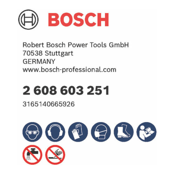 Lame de scie diamant Bosch Standard pour Universal Turbo 180x22,23x2,5x10 mm