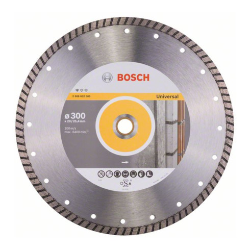 Lame de scie diamantée Bosch Standard pour Universal Turbo 20.00/25.40