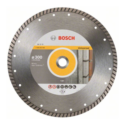 Lame de scie diamant Bosch Standard pour Universal Turbo 300 x 22,23 x 3 x 10 mm