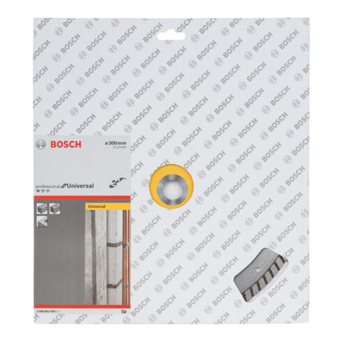 Lame de scie diamant Bosch Standard pour Universal Turbo 300 x 22,23 x 3 x 10 mm