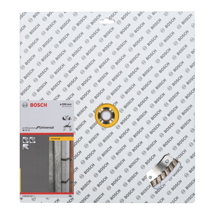 Lame de scie diamant Bosch Standard pour Universal Turbo 350 x 20,00/25,40 x 3 x 10