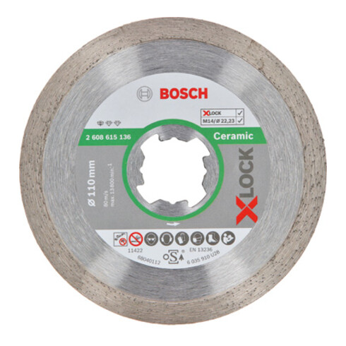Lame de scie diamantée Bosch X-LOCK Standard pour la céramique