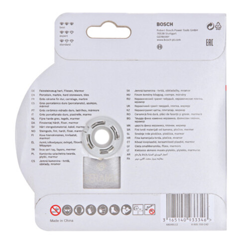 Lame de scie diamantée Bosch X-LOCK Standard pour la céramique