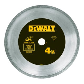 Lame de scie diamant DEWALT frittéeHP4 125 mm DT3736-XJ
