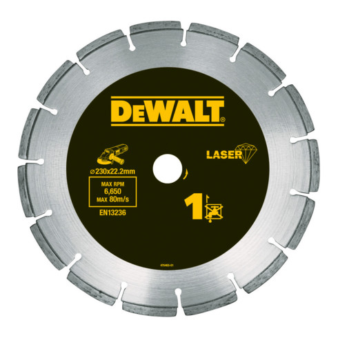 Disque de coupe diamant DeWalt LaserHP