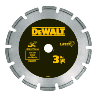 Disque de coupe diamant DeWalt LaserHP