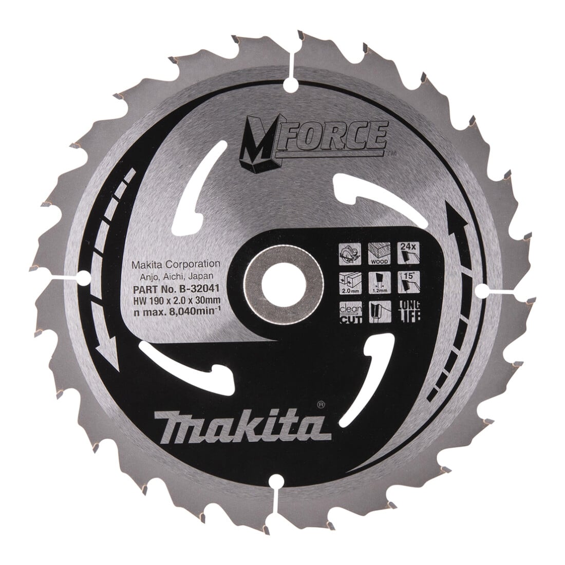 Lame de scie Makita M-FORCE 190x30x24Z