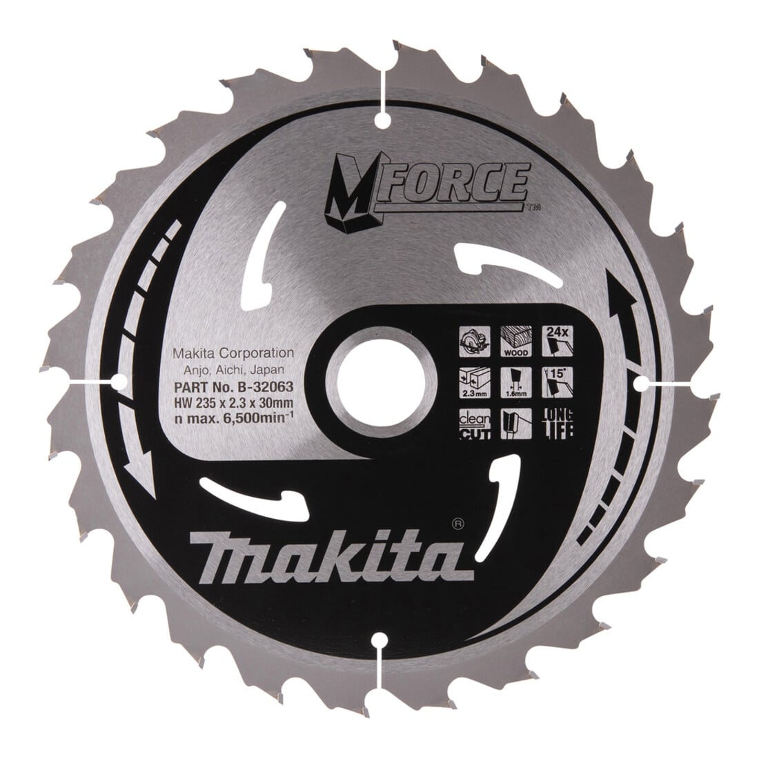 Lame de scie Makita M-FORCE 235x30x24Z