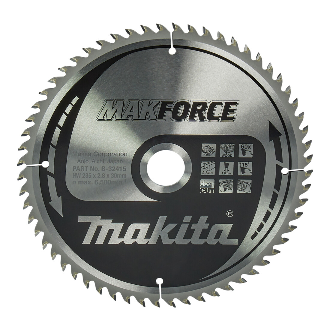 Lame de scie Makita MAKFORCE 235x30x60Z