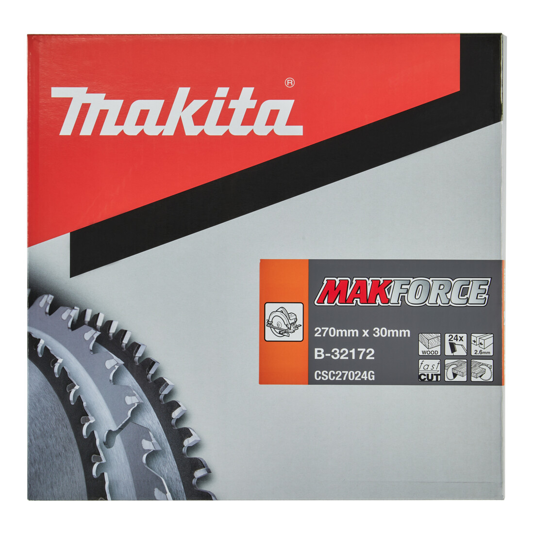Lame de scie Makita MAKFORCE 270x30x24Z