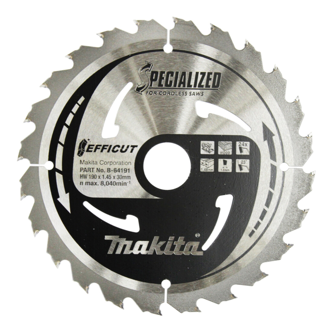 Lame de scie Makita SPECIALISEE 190x30x24Z