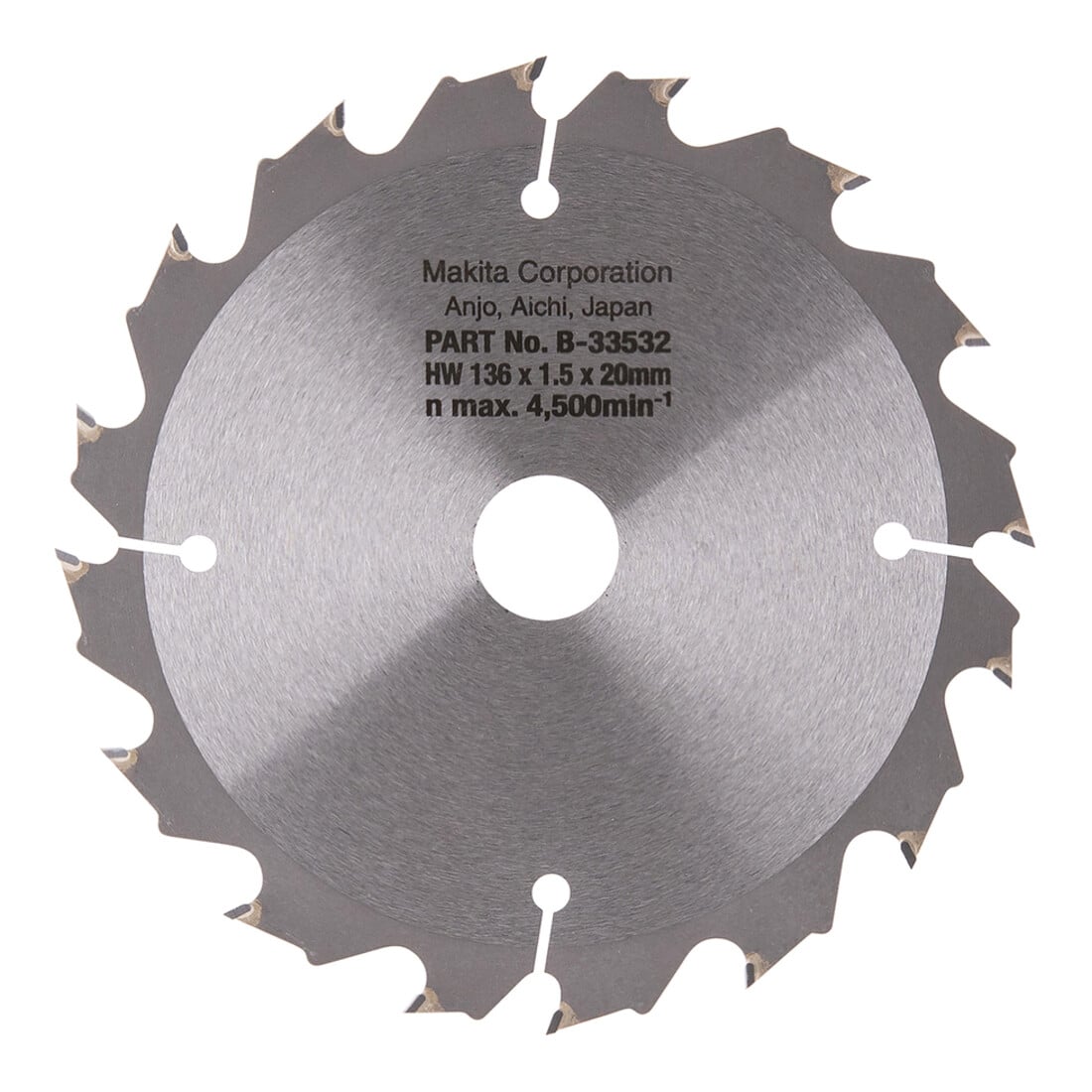Lame de scie Makita SPECIALIZED 136x20x16Z