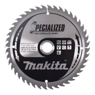 Lame de scie Makita SPECIALIZED 165x20x44Z