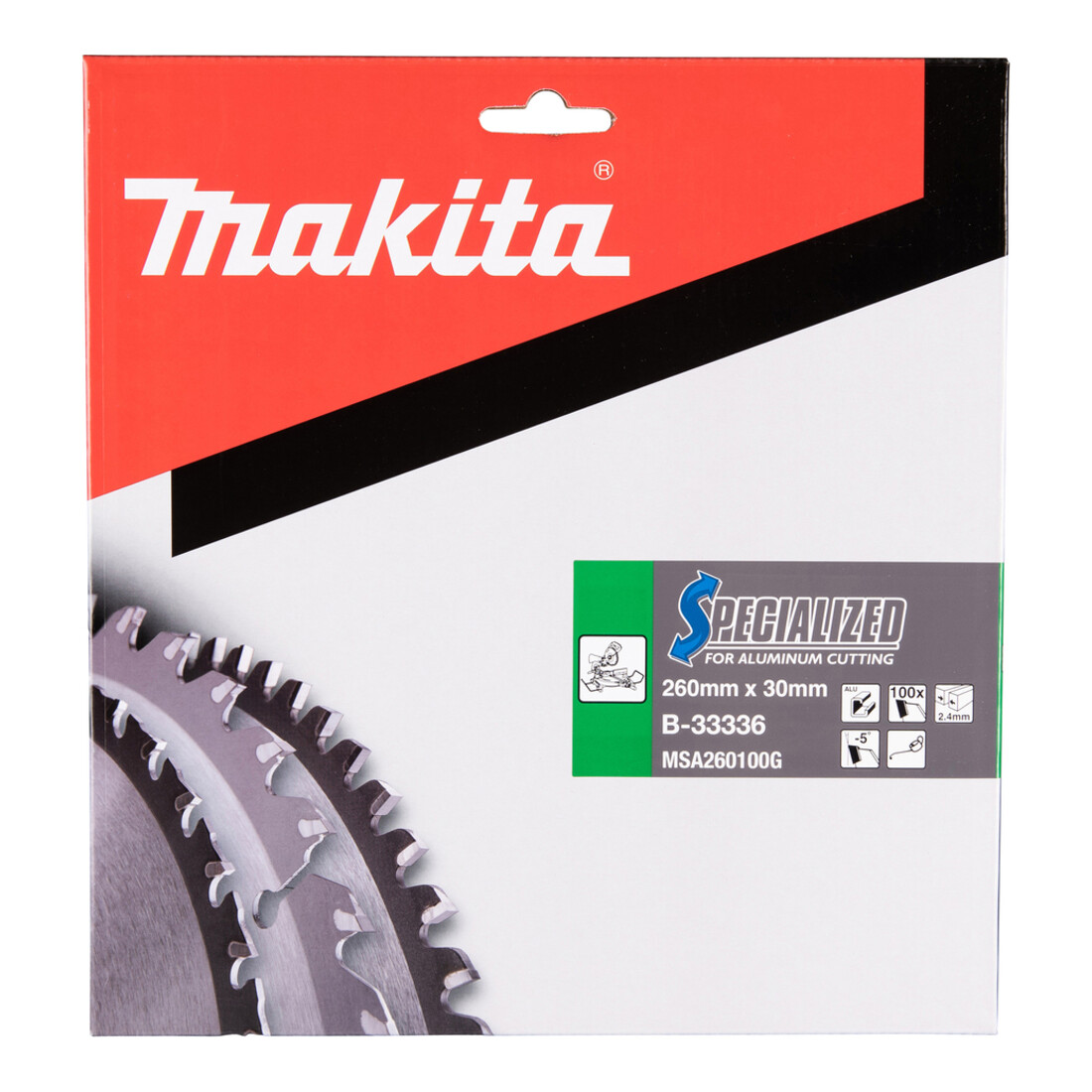 Lame de scie Makita SPECIALIZED 260x30x100Z (B-33336)