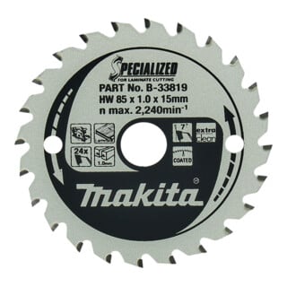 Lame de scie Makita SPECIALIZED 85x15x24Z (B-33819)