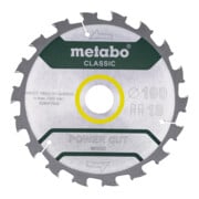 Lame de scie Metabo "power cut wood - classic" WZ 5° /B-1