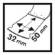 Lame de scie plongeante Bosch AIZ 32 EC Bois, HCS, 40 x 32 mm-4