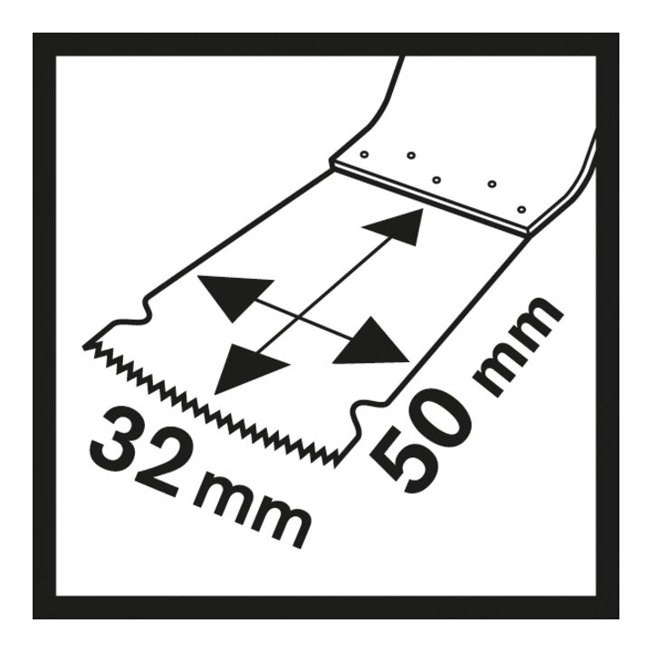 Lame de scie plongeante Bosch AIZ 32 EC Bois, HCS, 40 x 32 mm
