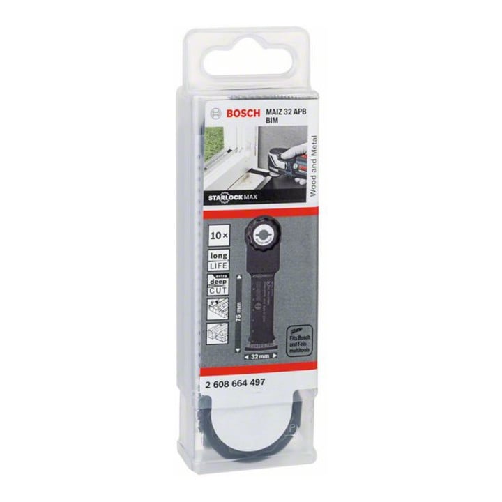 Bosch Lame de scie plongeante BIM MAIZ 32 APB Bois et métal, 80 × 32 mm