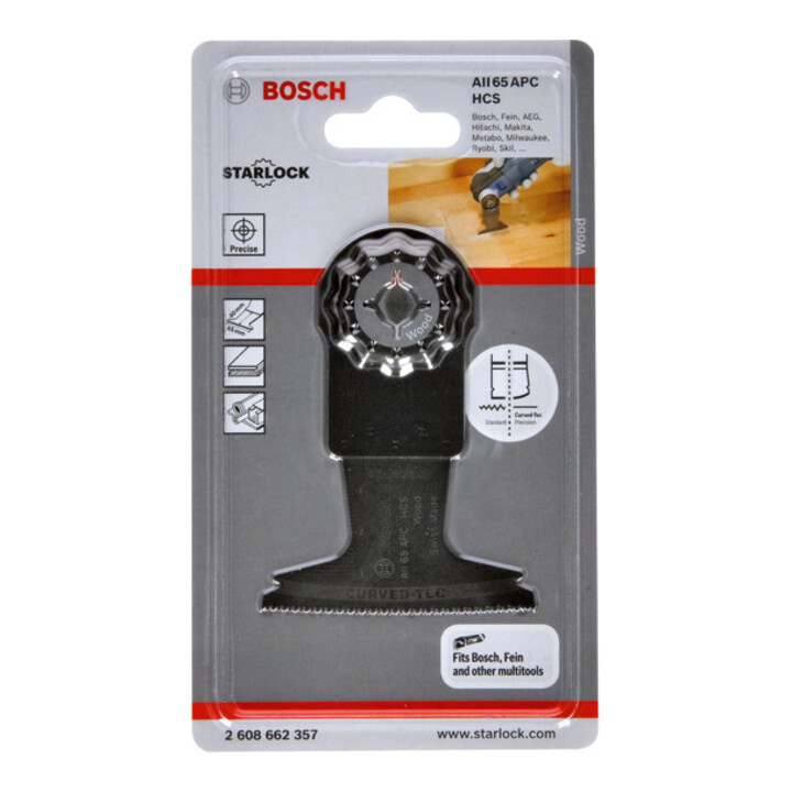 Lame de scie plongeante Bosch HCS AII 65 APC Bois, 40 x 65 mm