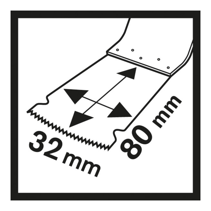 Lame de scie plongeante Bosch HCS MAIZ 32 EPC Bois, 80 x 32 mm