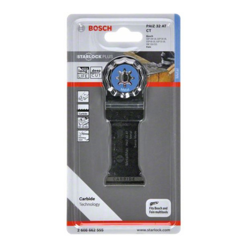Lame de scie plongeante BOSCH carbure PAIZ 32 AT MetalMax Metal