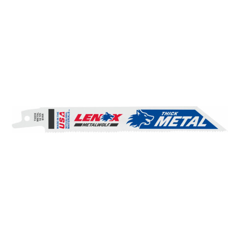 Lame de scie alternative LENOX BIM pour métaux moyens et épais