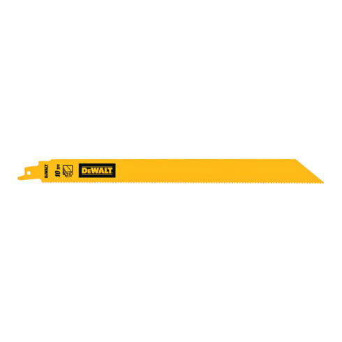 Lame de scie sabre BIM 1Z métal 304mm 10TPI DEWALT