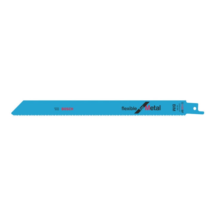 Set Bosch Lames de scie sabre S 1122 BF, métal, pack de 100 + Lames de scie sabre S 922 BF, métal, pack de 100