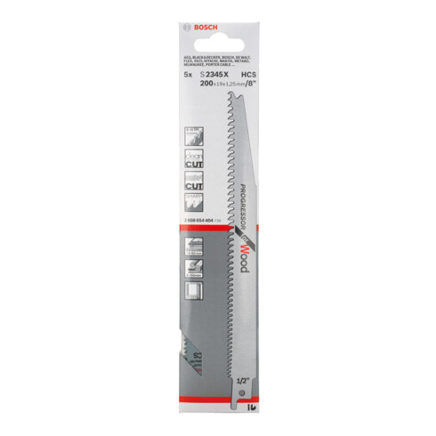 Lame de scie sabre Bosch S 2345 X Progressor for Wood