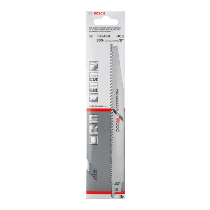 Lame de scie sabre Bosch S 2345 X Progressor for Wood