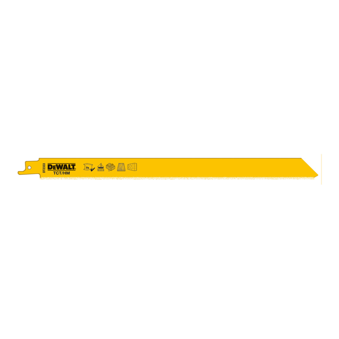 Lame de scie sabre Carbide 235mm 25TPI DEWALT