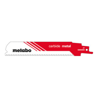 Metabo Lame de scie sabre "carbide wood + metal