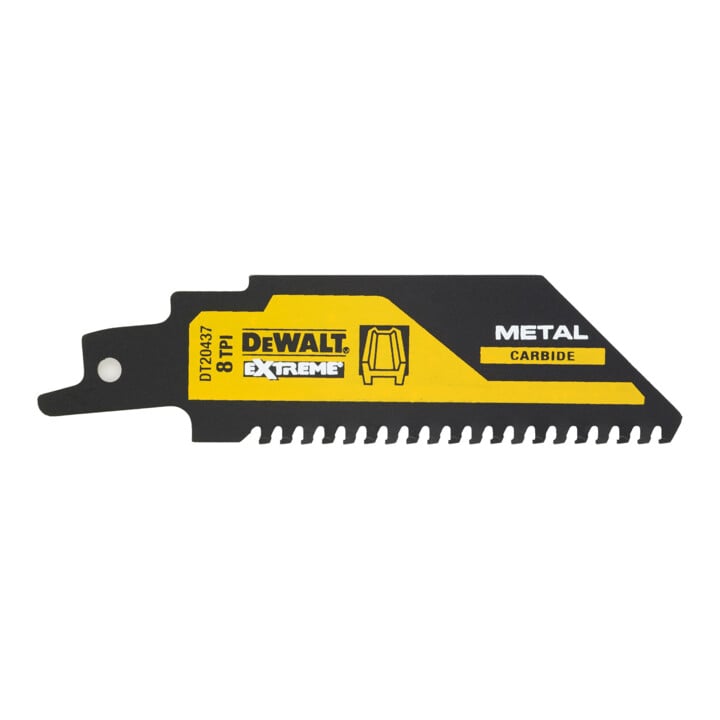 Lame de scie sabre DEWALT Carbide métal 102mm