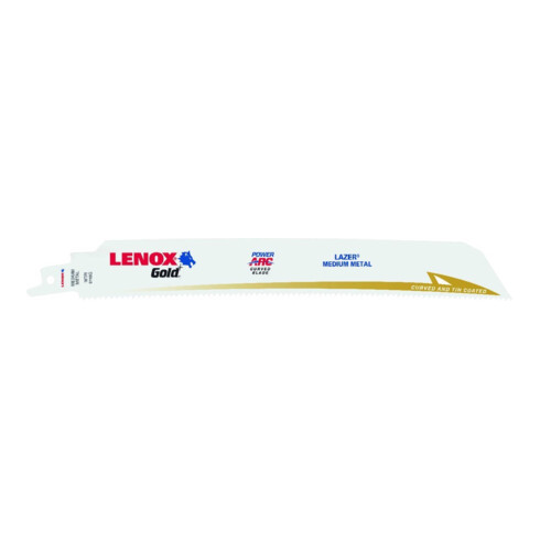 Lame de scie alternative Lenox : un laser en or pour le métal