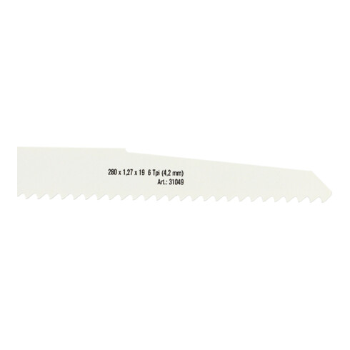 Lame de scie sabre Heller Tools, BiM wood long life, 280 x 1,27 x 19 6 Tpi (4,2 mm)