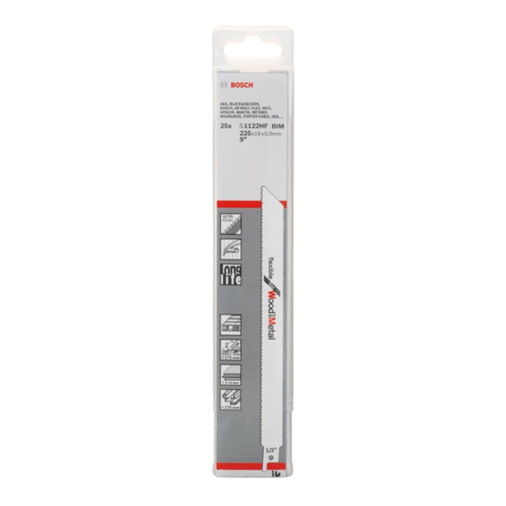 Lame de scie sabre S 1122 HF Flexible for Wood and Metal