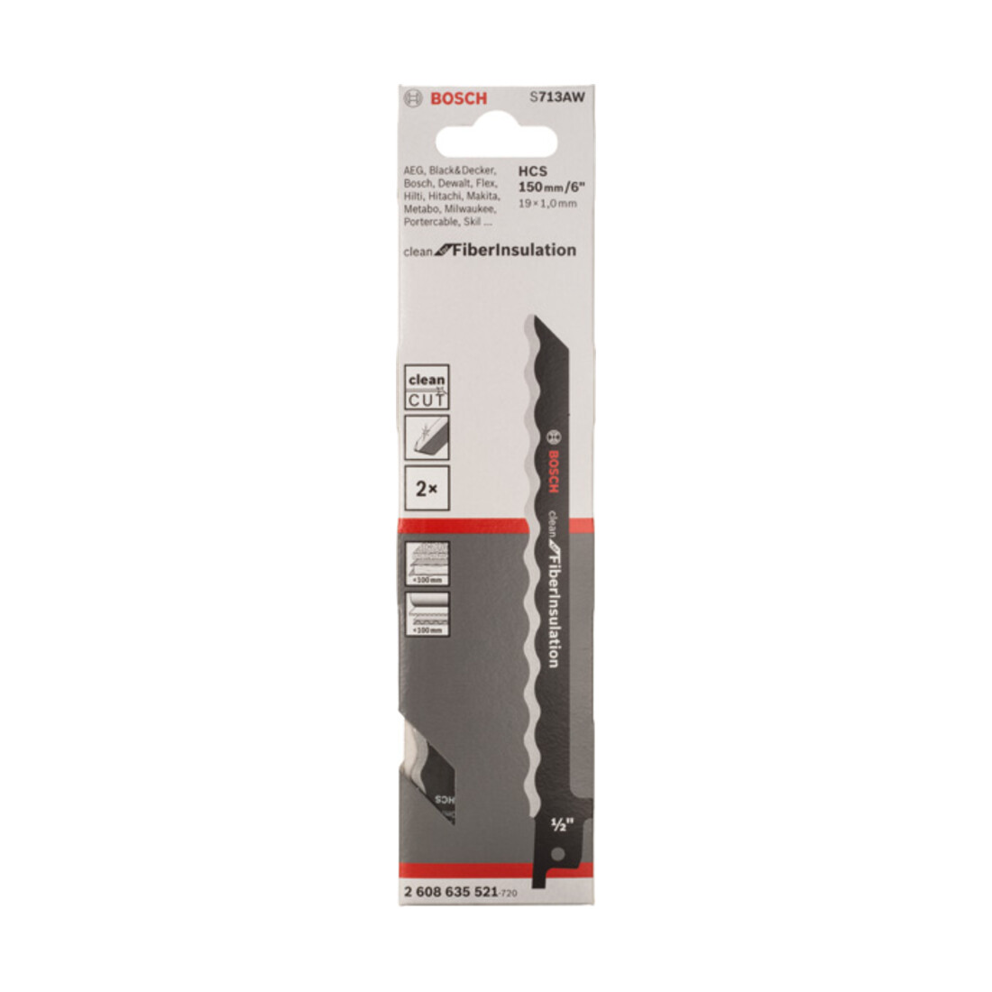 Lame de scie sabre S 713 AW Clean for Fibre Insulation