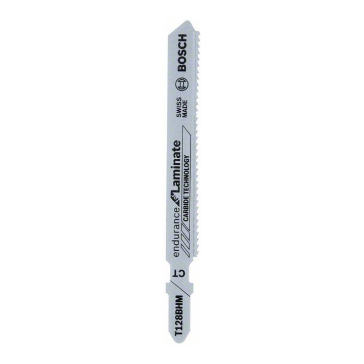 Lame de scie sauteuse Bosch en carbure Endurance for Laminate  pour le stratifié T 128 BHM en 3 parties