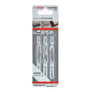 Lame de scie sauteuse Bosch en carbure Endurance for Laminate  pour le stratifié T 128 BHM en 3 parties-3