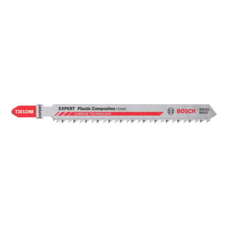 Lame de scie sauteuse Bosch EXPERT composites en plastique T 301 CHM 3 pcs.