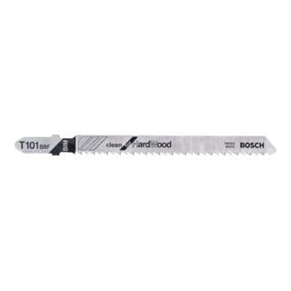 Lame de scie sauteuse Bosch T 101 BRF, Clean for Hard Wood