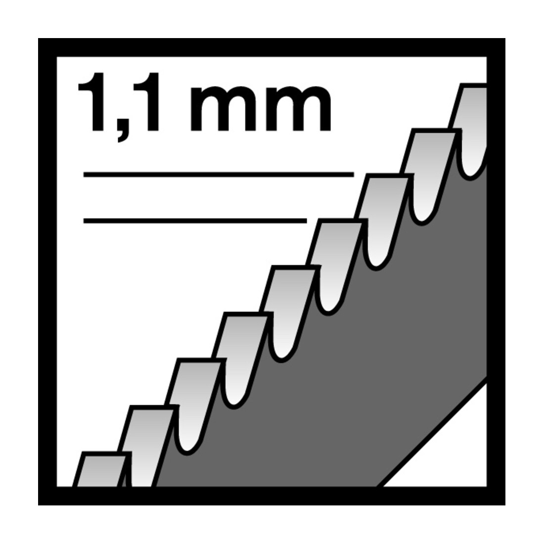 Lame de scie sauteuse Bosch T 1018 AFP, Precision for Metal-Sandwich
