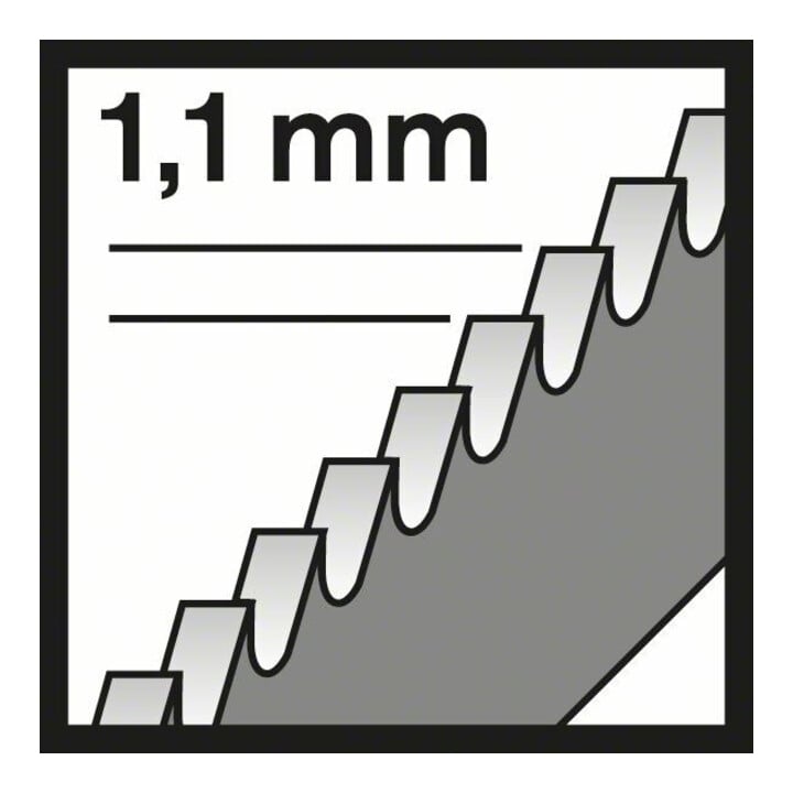 Lame de scie sauteuse Bosch T 1018 AFP, Precision for Metal-Sandwich