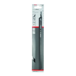 Lame de scie sauteuse Bosch T 1044 DP, Précision pour le bois