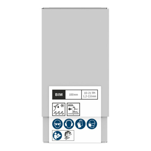 Lame de scie sauteuse Bosch T 123 XF, Progressor pour métal